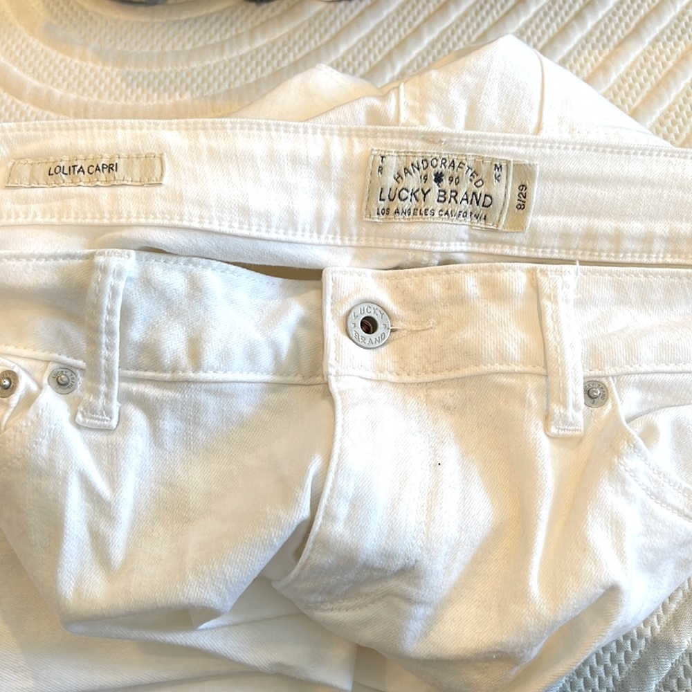 White jeans Lucky brand